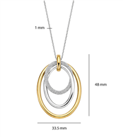 Collier Ti Sento Milano Femme in Argent Cubic Zirconia 34127ZY/40 - 34127ZY/40